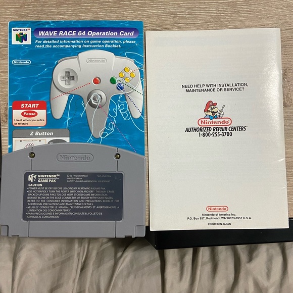 Wave Race 64 (Nintendo 64 N64, 1996) with Manual + Insert - Picture 2 of 2